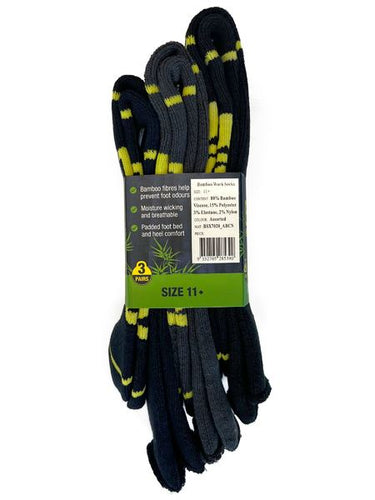 Bisley Bamboo Work Socks (3X Pack) - Kiwi Workgear